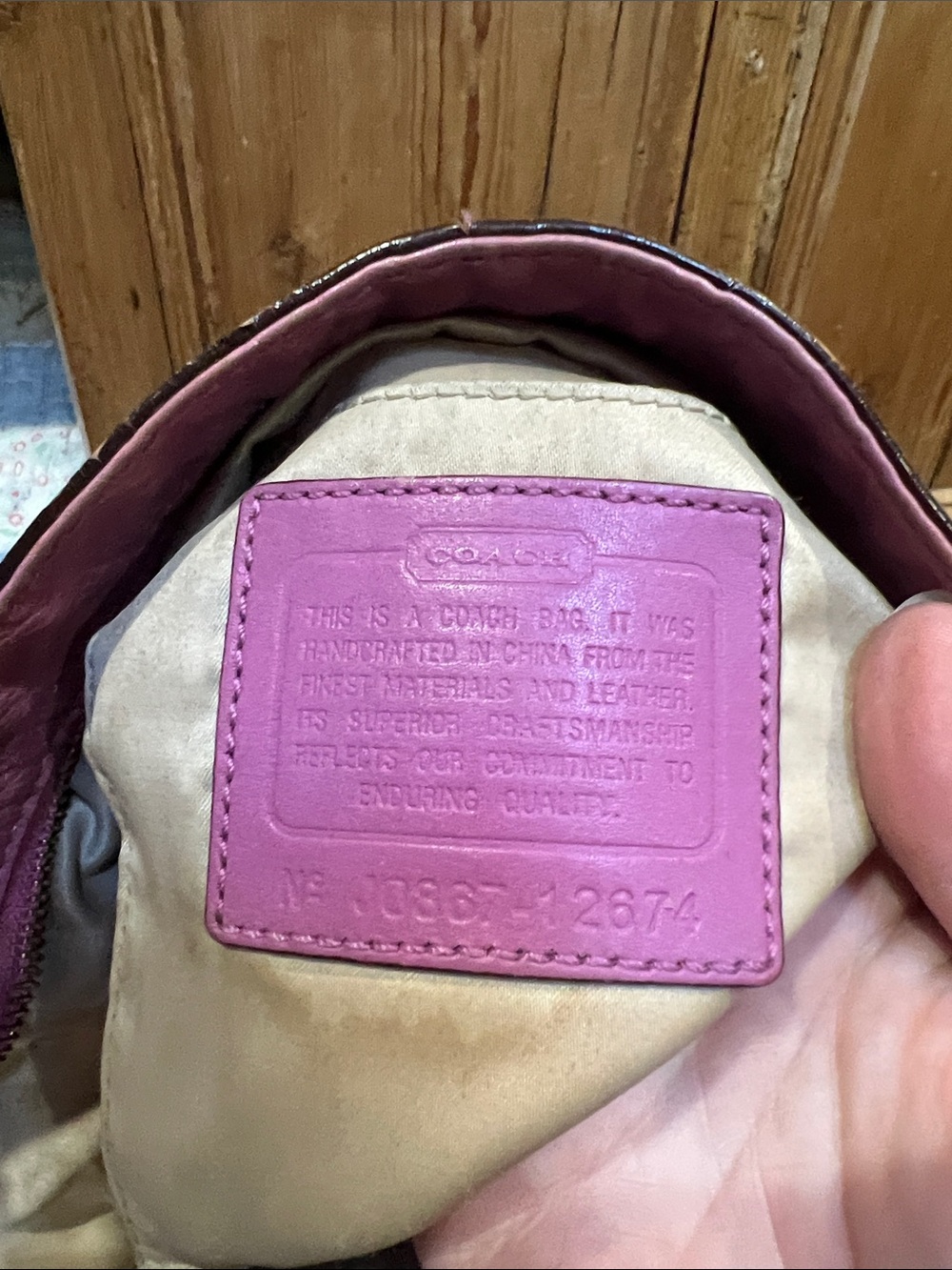 Coach 12674 Signature Zoe XL Hobo Bag - Picture 14 of 15